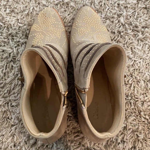 Chloe Susanna Boots Booties in Ash / Gray Suede - Picture 10 of 15